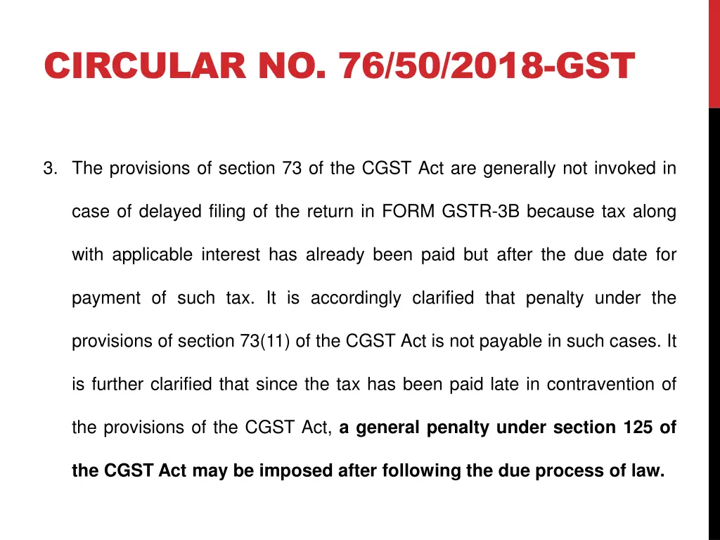 circular no 76 50 2018 gst 1