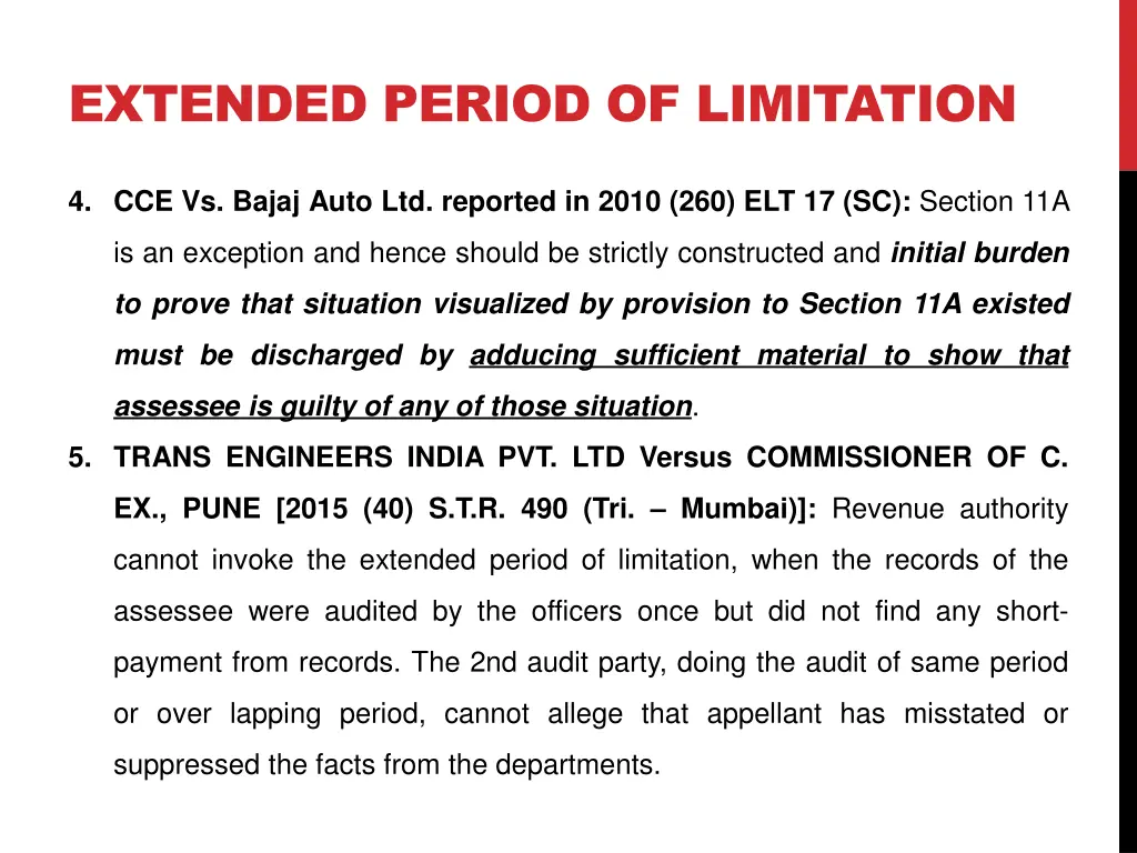 extended period of limitation 1