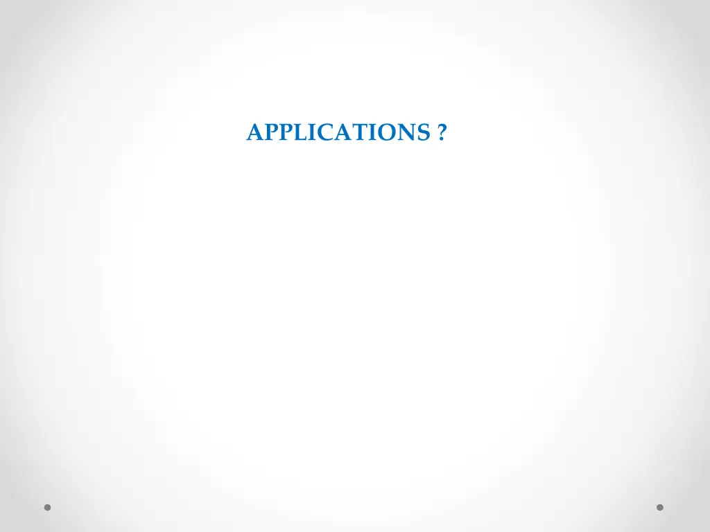 applications