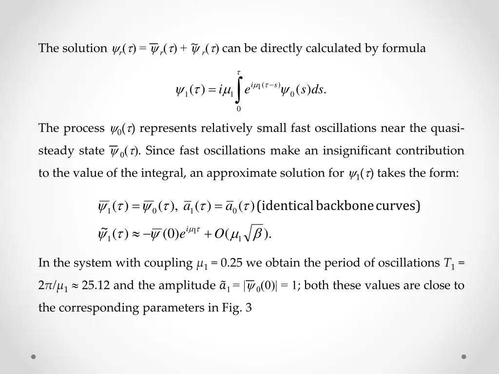 the solution r r r can be directly calculated