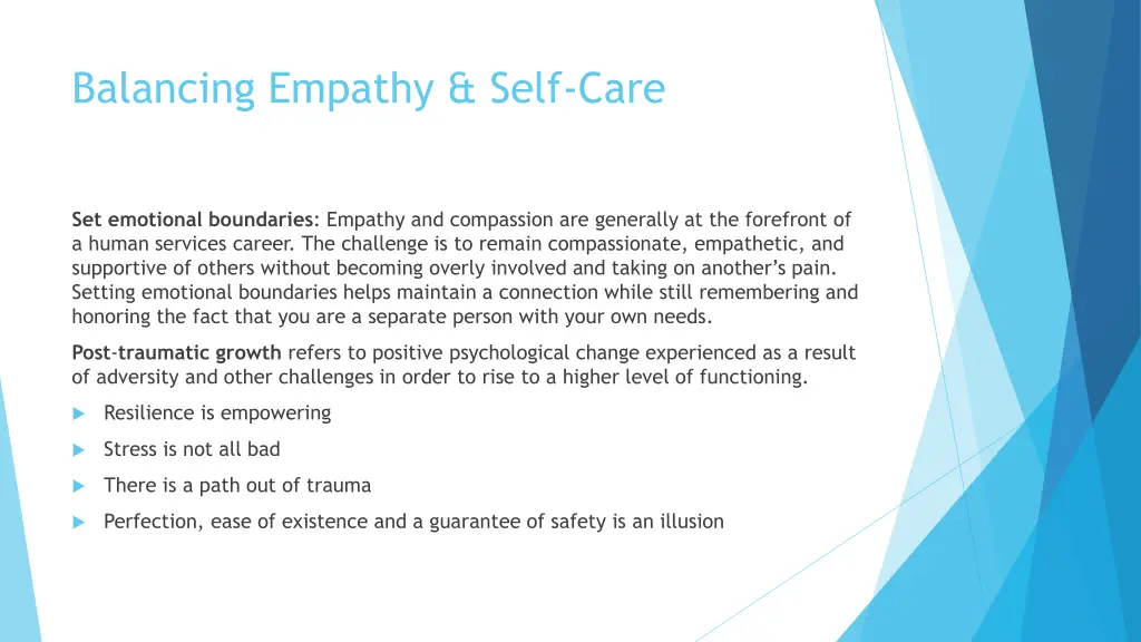 balancing empathy self care