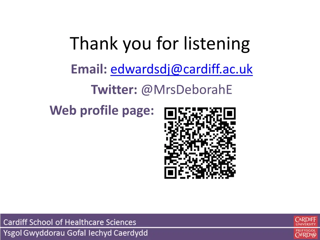 thank you for listening
