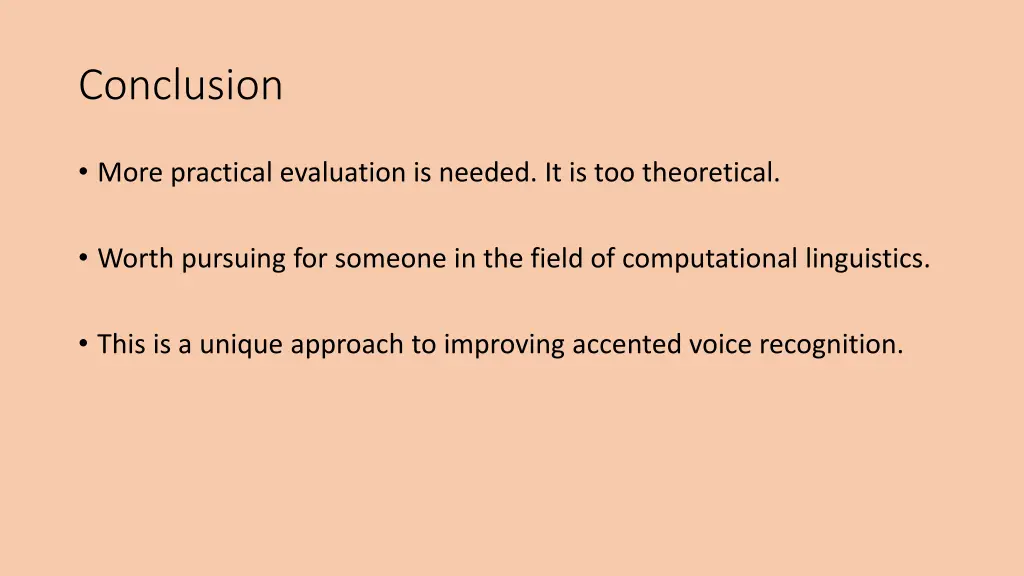 conclusion