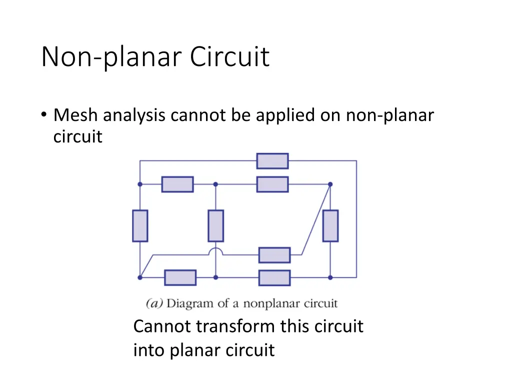 non planar circuit