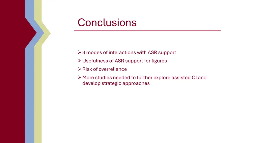 conclusions
