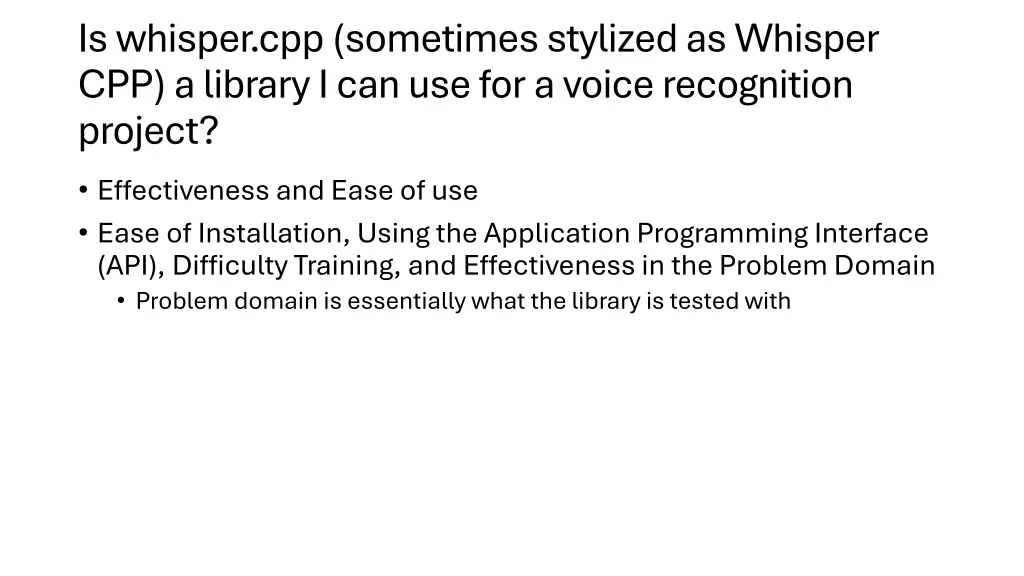 is whisper cpp sometimes stylized as whisper