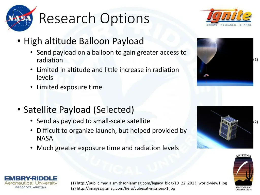 research options