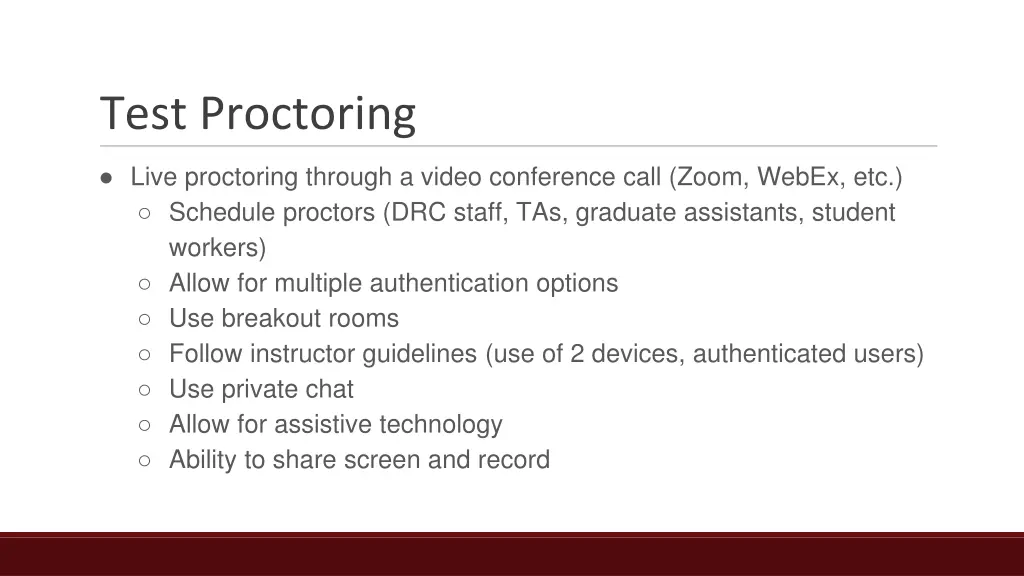 test proctoring 3