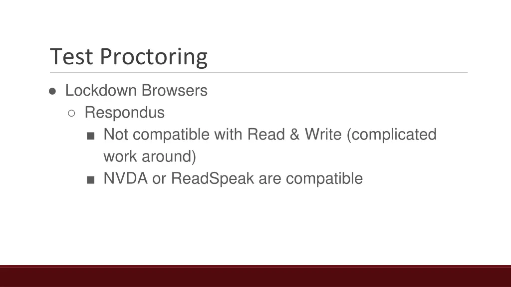 test proctoring