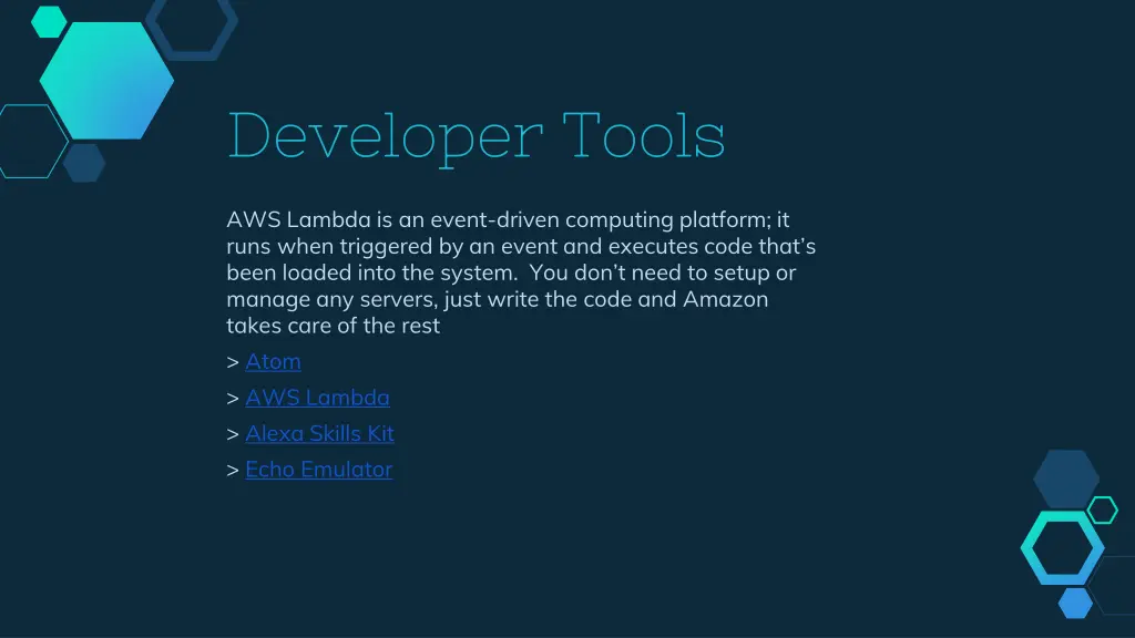 developer tools