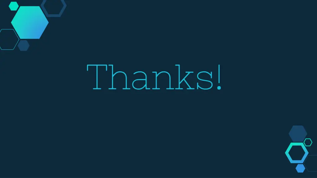 thanks