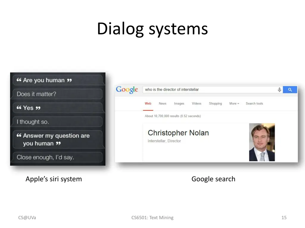 dialog systems