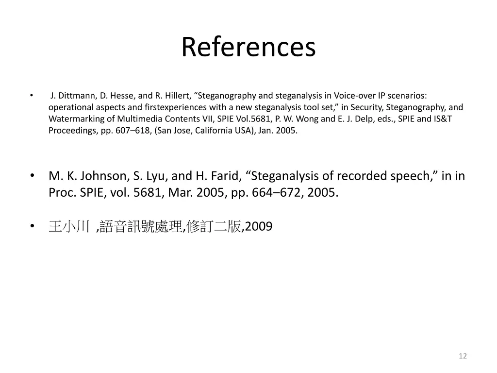 references