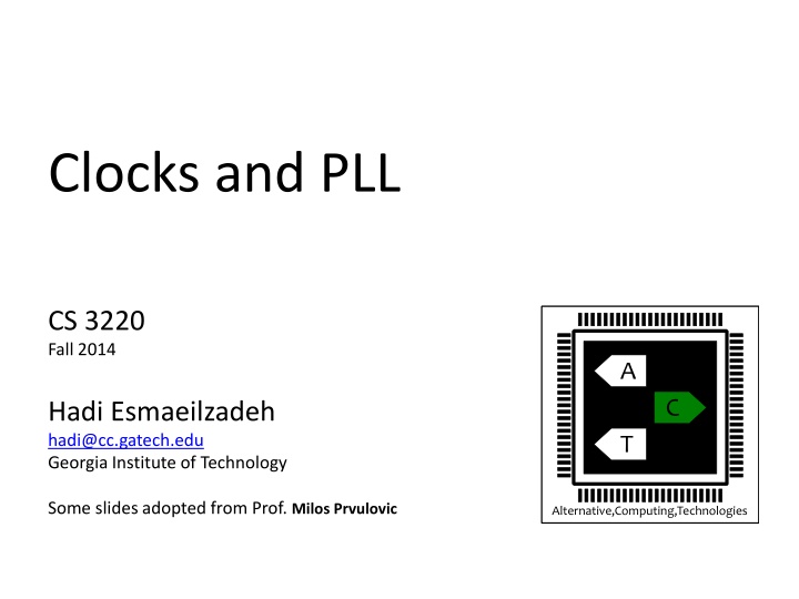 clocks and pll