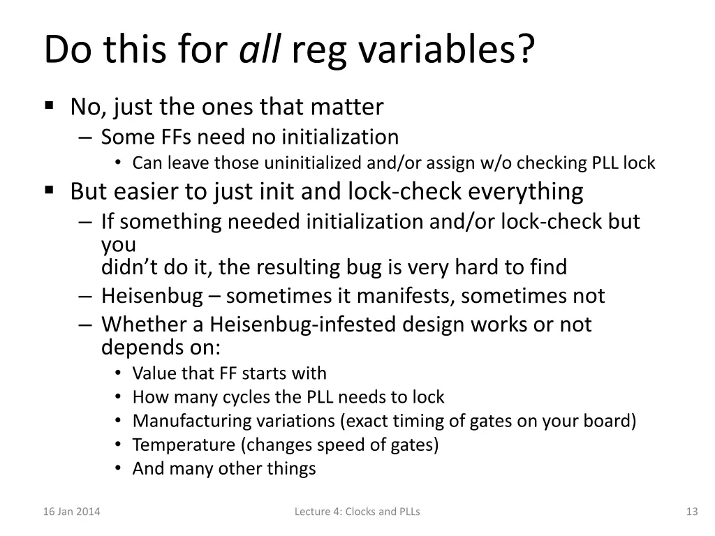 do this for all reg variables