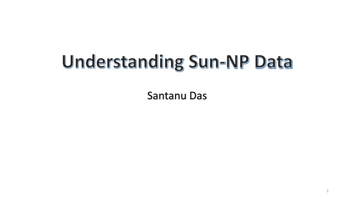 understanding sun np data