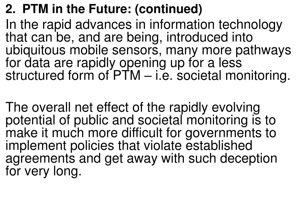2 ptm in the future continued in the rapid