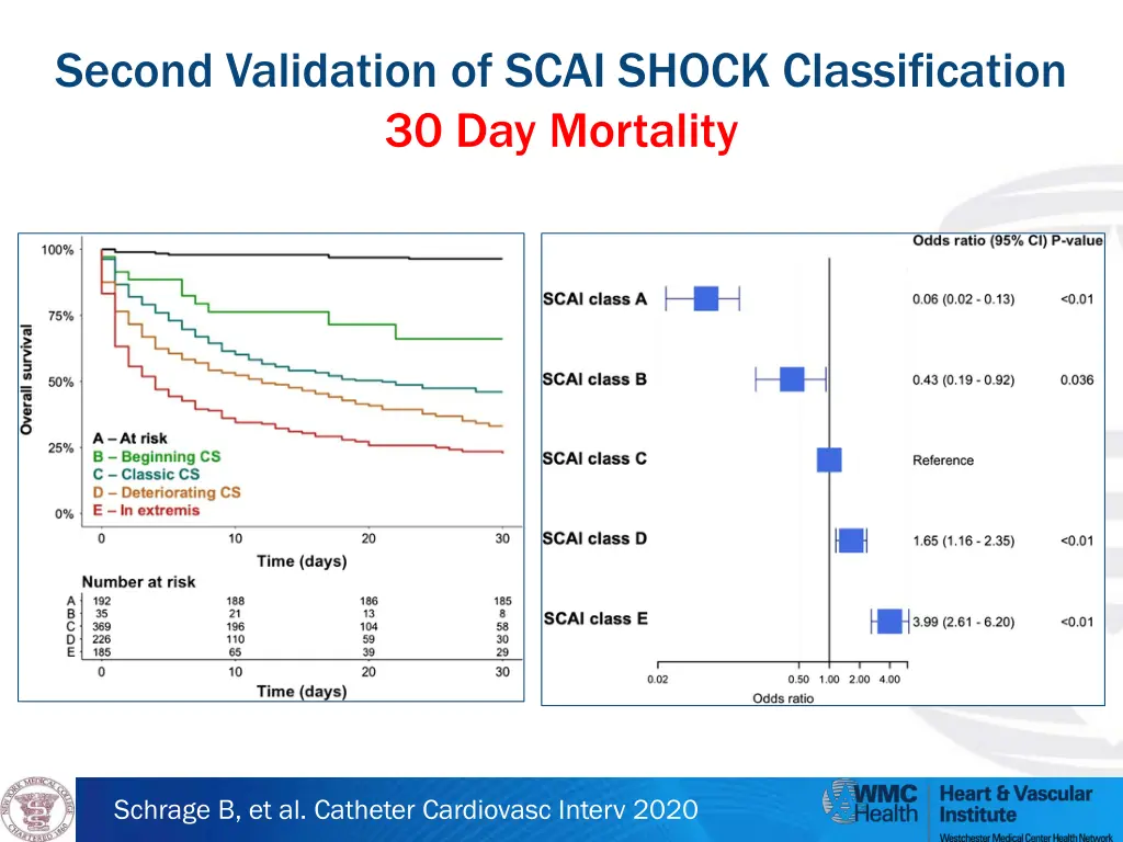 second validation of scai shock classification