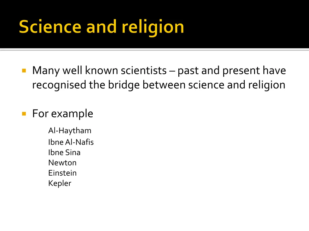 many well known scientists past and present have