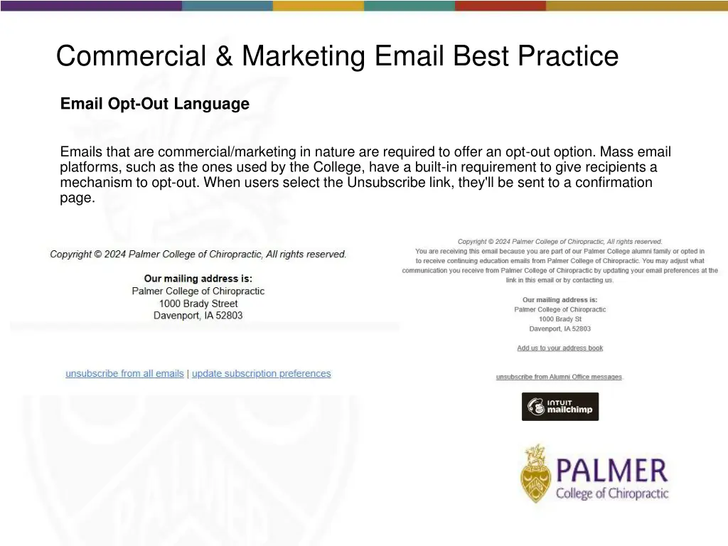 commercial marketing email best practice 1