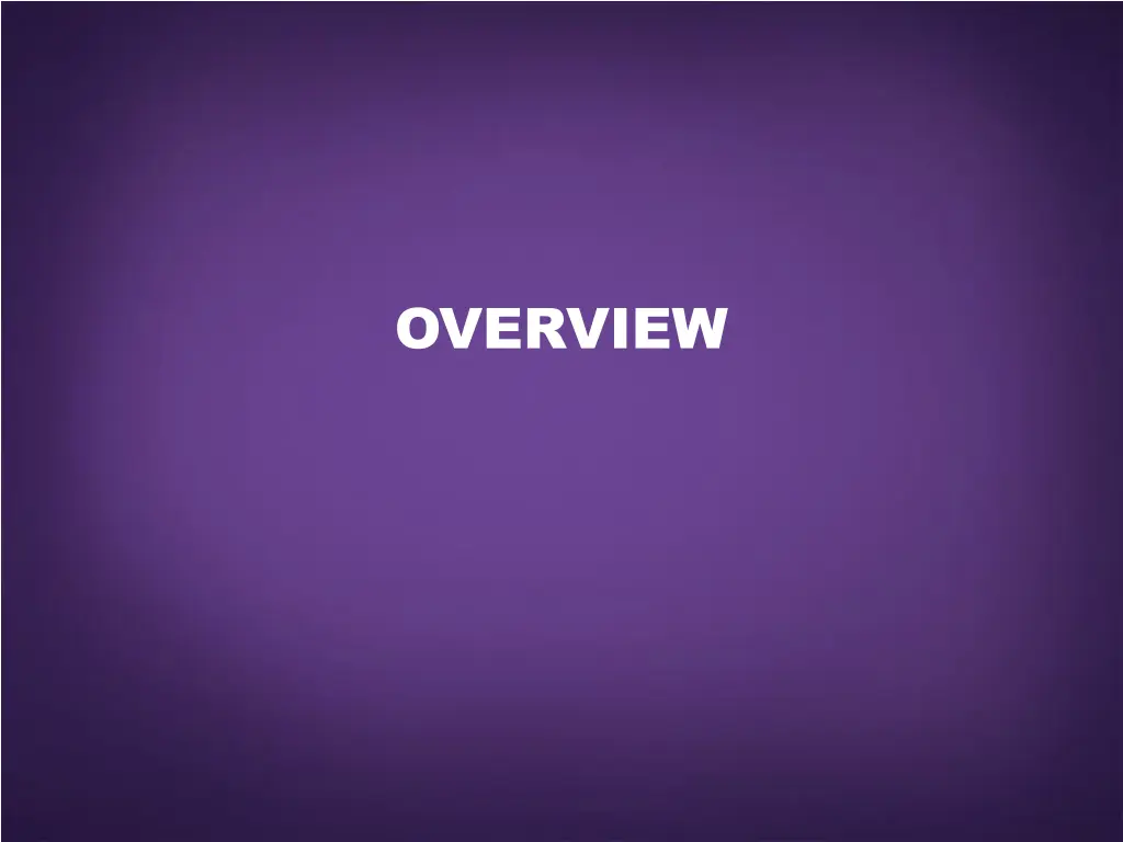 overview