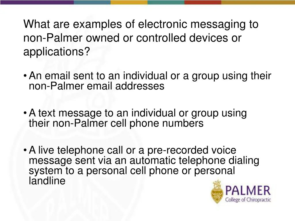 what are examples of electronic messaging