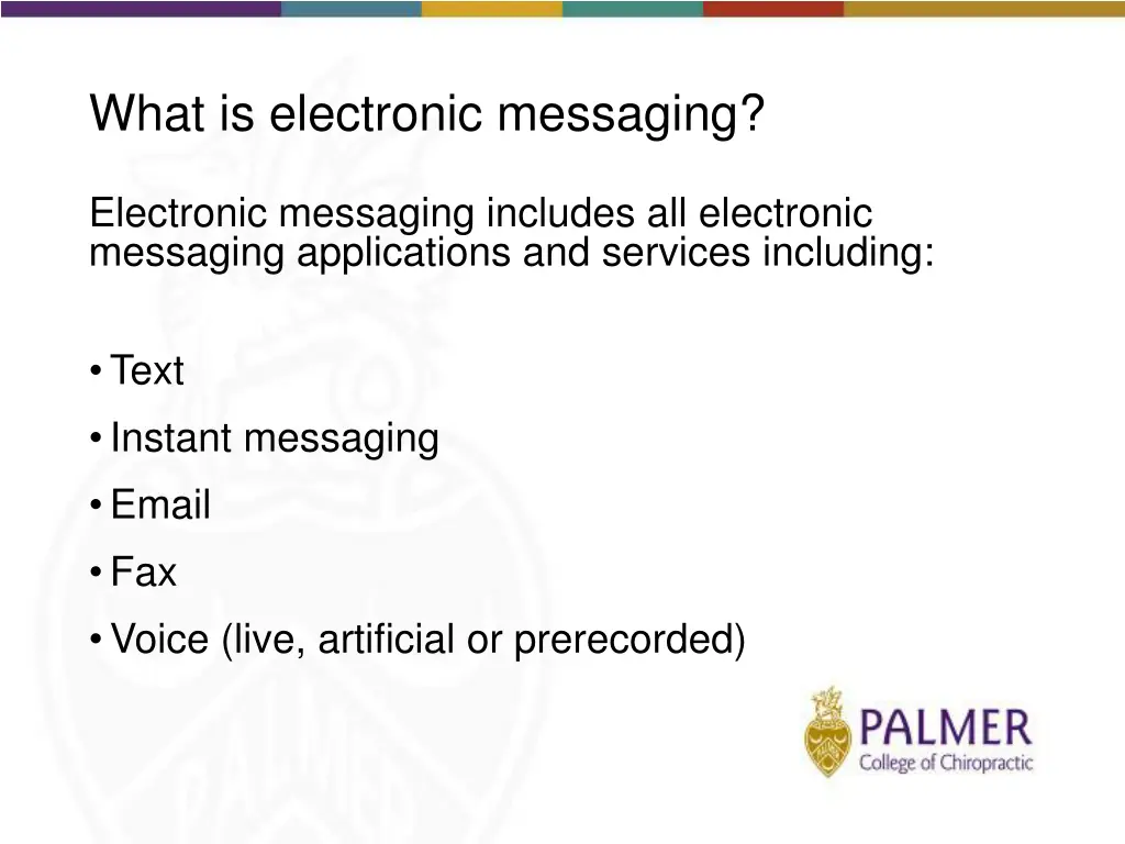 what is electronic messaging