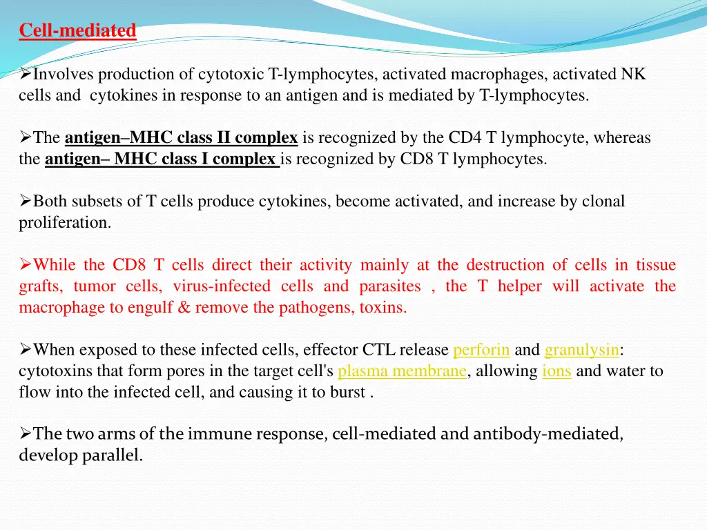 cell mediated