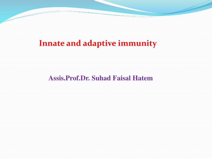 innate and adaptive immunity