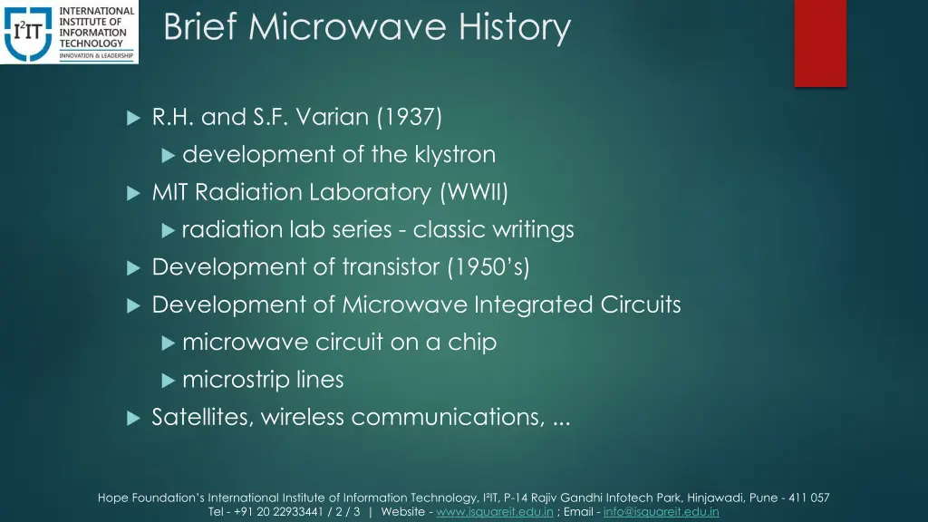 brief microwave history 2