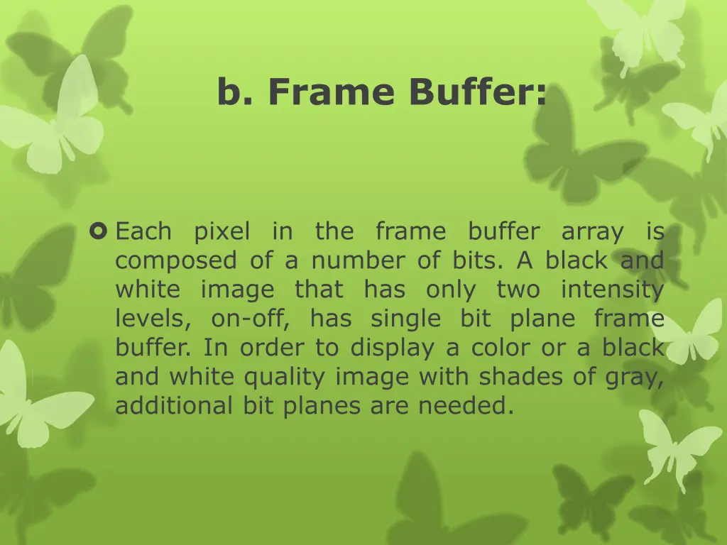 b frame buffer 2
