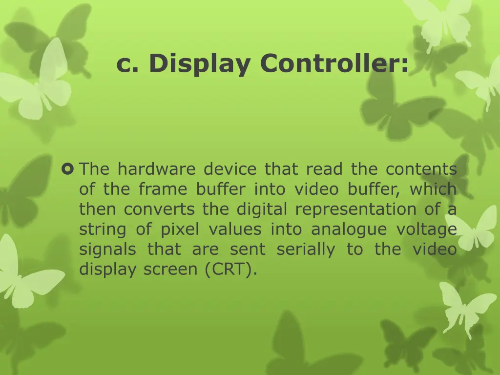 c display controller