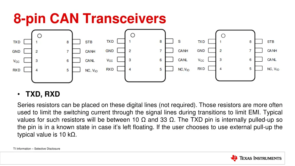 8 pin can transceivers