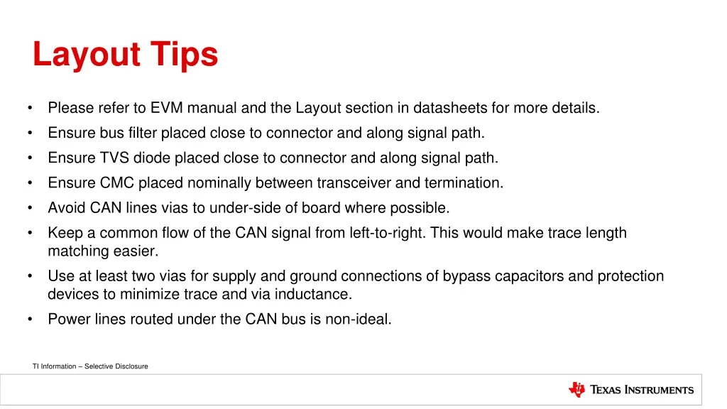 layout tips