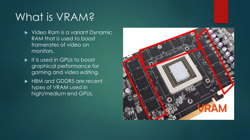 what is vram