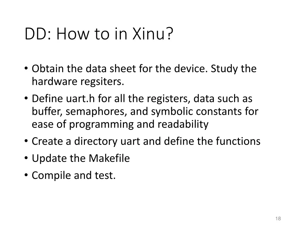 dd how to in xinu