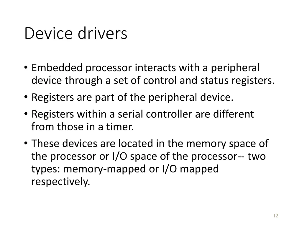 device drivers 1