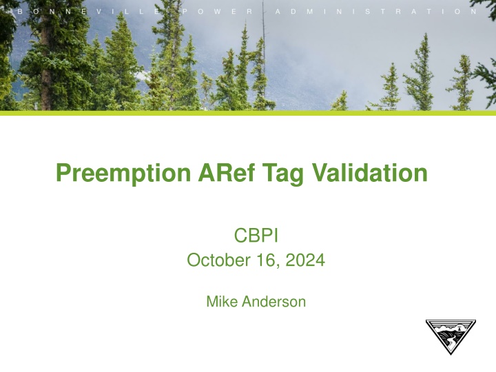 preemption aref tag validation