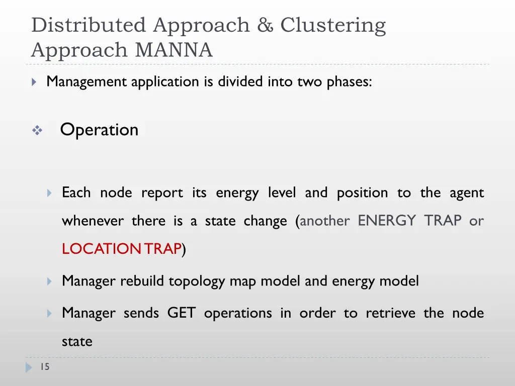 distributed approach clustering approach manna 2