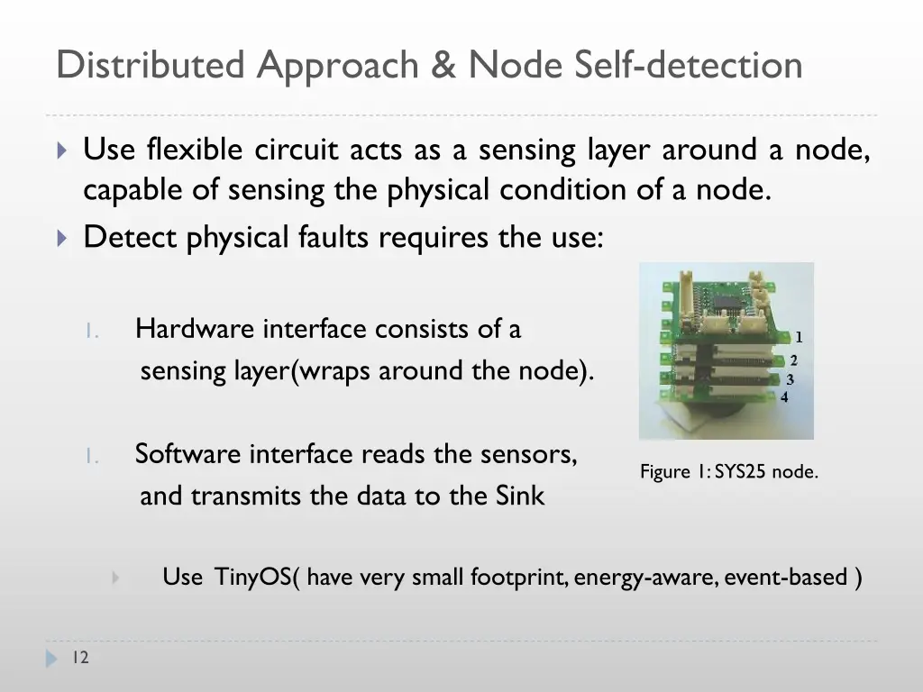 distributed approach node self detection