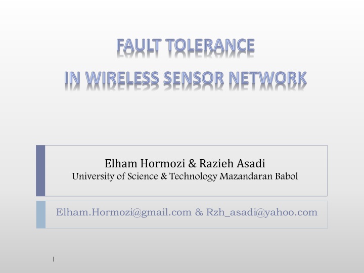 elham hormozi razieh asadi university of science