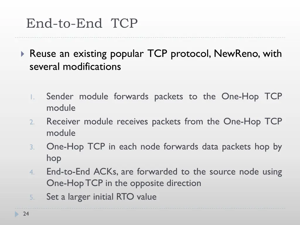 end to end tcp