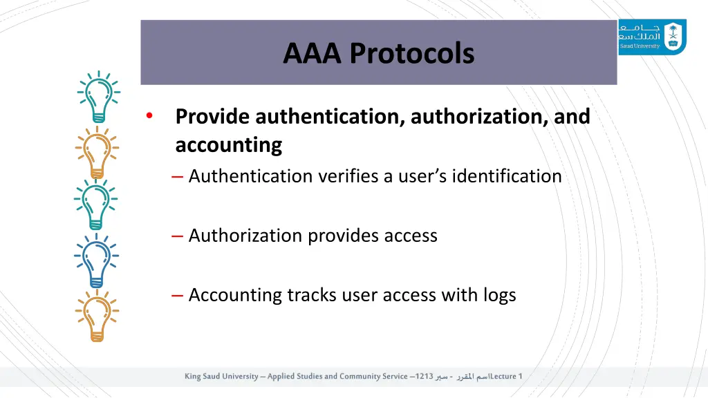 aaa protocols