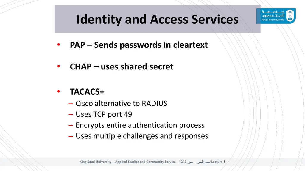 identity and access services