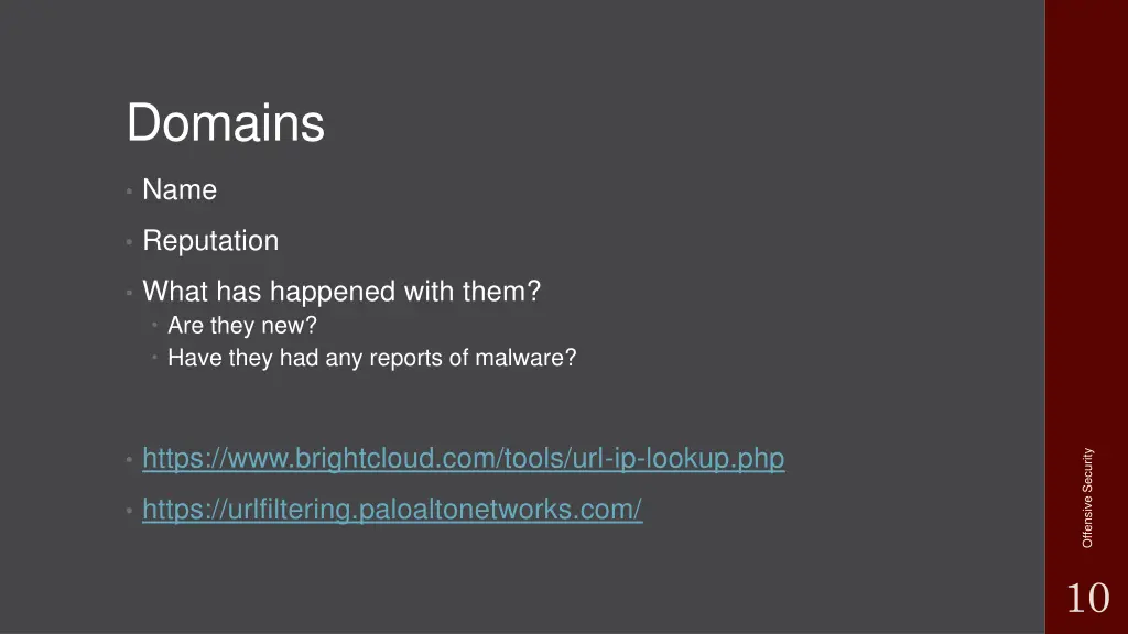 domains
