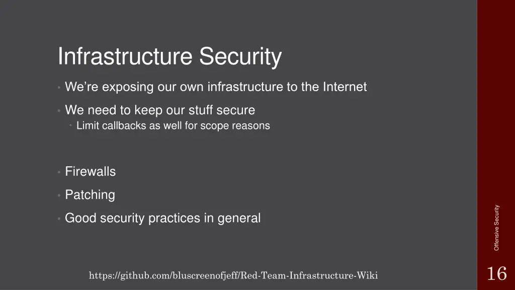infrastructure security