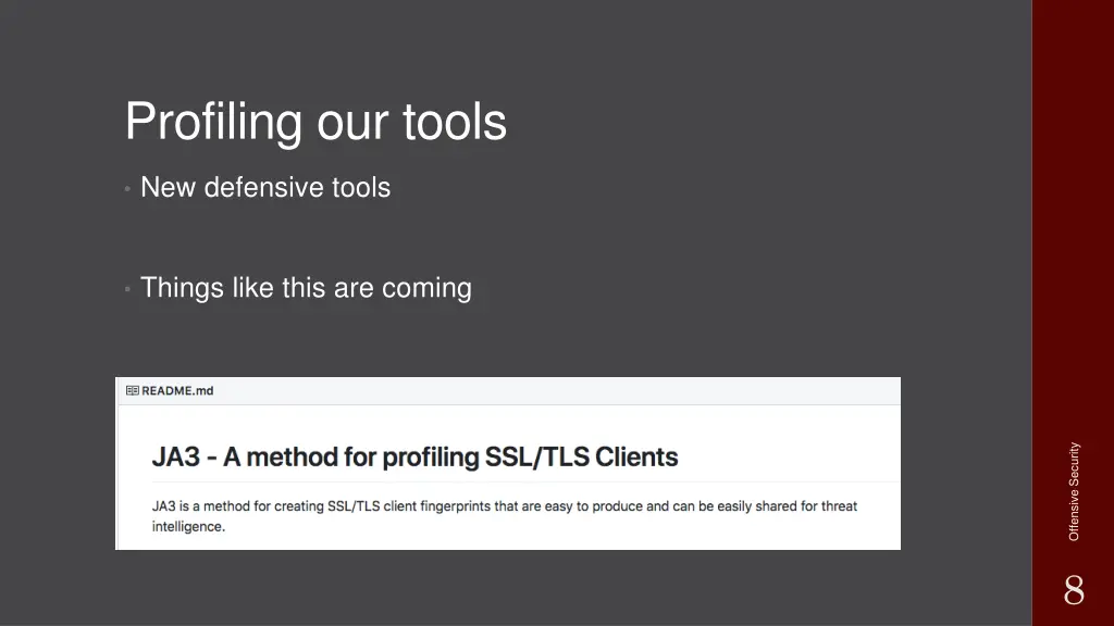 profiling our tools