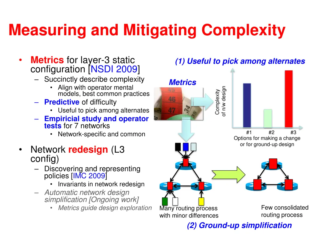 measuring and mitigating complexity