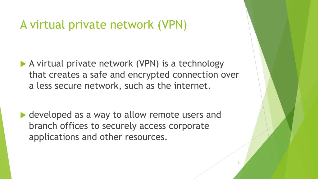 a virtual private network vpn