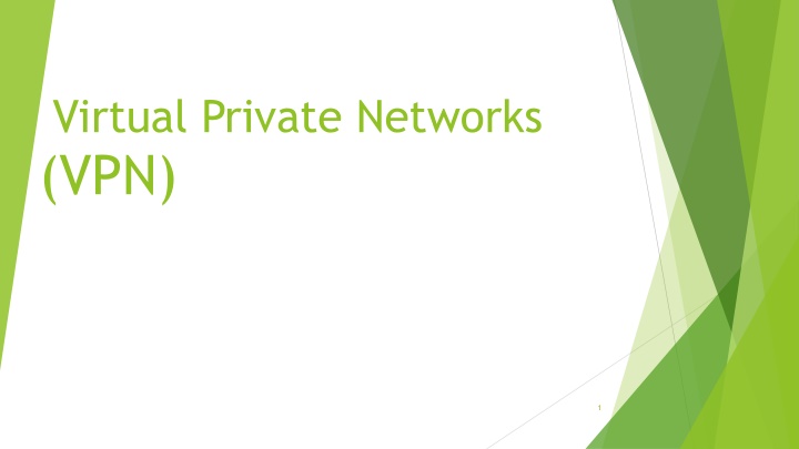 virtual private networks vpn